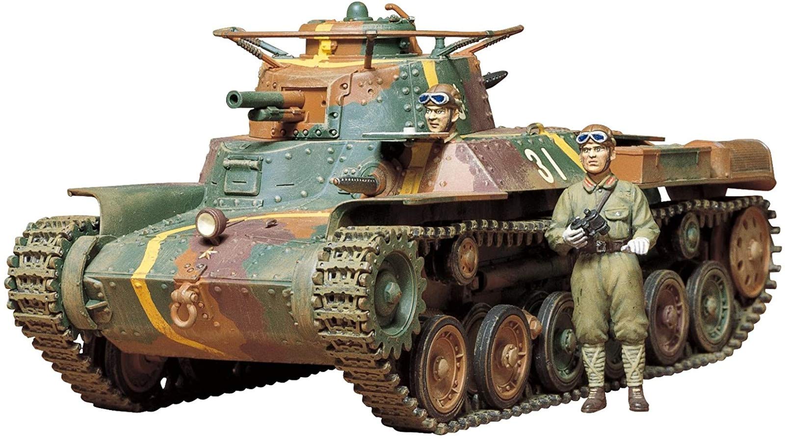 TAMIYA 300035075 1:35 WWII Japanese Military Tank Type 97 Chi-Ha (2