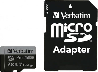 VERBATIM CARTE MICRO SDXC 256GB ADAP