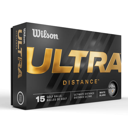 Wilson 23' Ultra Golf Balls - 15 Pack Distance White