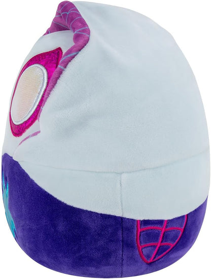 Squishmallows Marvel 10-Inch Ghost Spider Plush - Add to your Squad, Ultrasoft Stuffed Animal Little, Official Kelly Toy, SQK0461, Multicolor