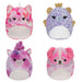 Squishville by Original Squishmallows Sleepover Squad Plush - Four 2-inch Squishmallows Plush Including Adrie, Ashlyn, Ronisia, and Magnis - Toys for Kids