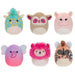 Squishville by Original Squishmallows Safari Squad Plush - Six 2-Inch Squishmallows Plush Including Parson, Ridelle, Deeto, Jace, Darius, and Beijo - Toys for Kids