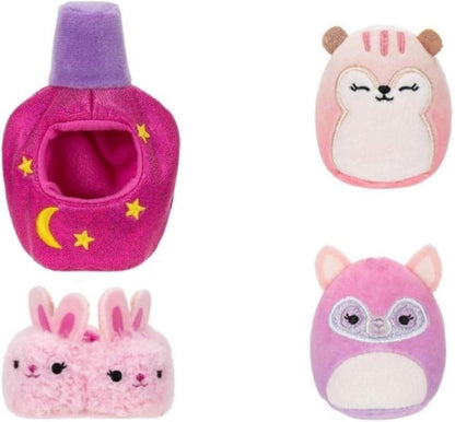 Squishville SQM0513 Accessory Set - Glam Makeover Super Soft Mini Squishmallows 5cm Plush Toys with Accessories