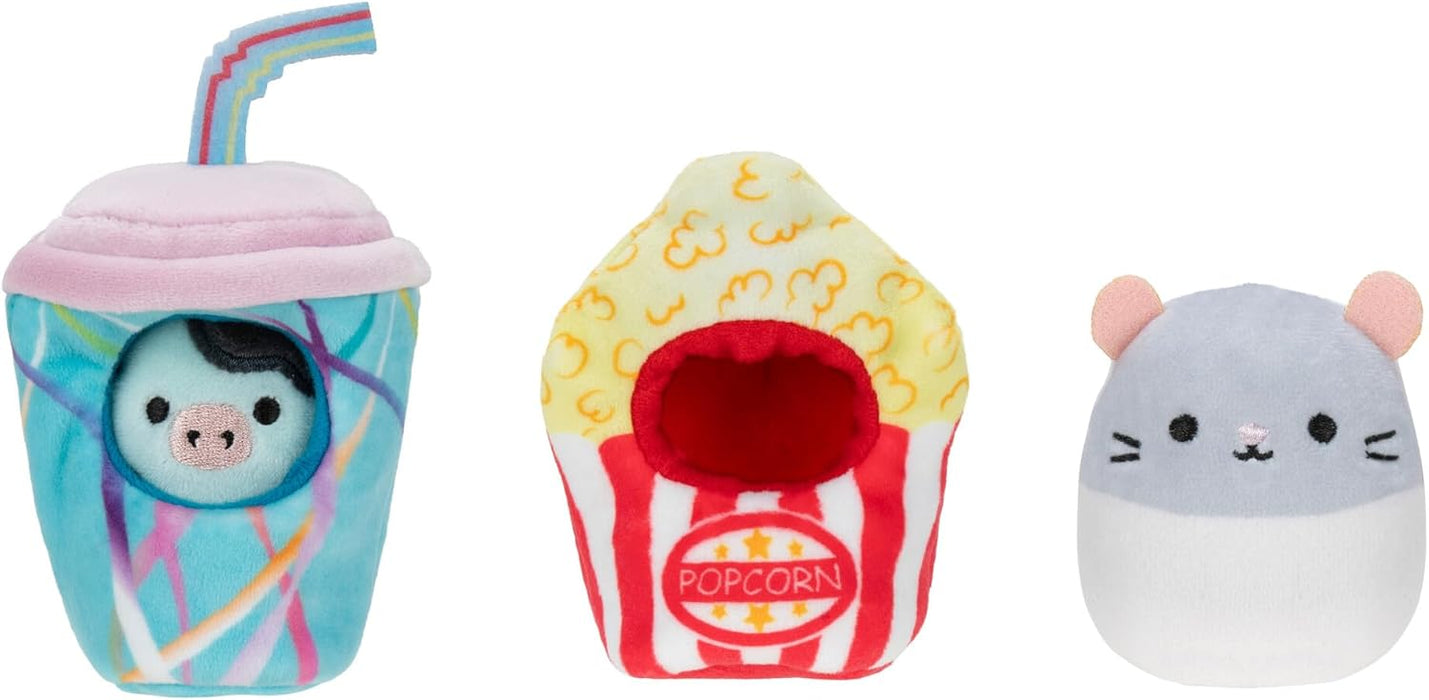 Squishville SQM0514 Accessory Set Film Marathon Super Soft Mini Squishmallows 5 cm Plush Figures with Accessories