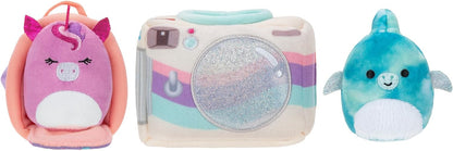 Squishville SQM0515 Accessory Set Weekend Trip Super Soft Mini Squishmallows 5 cm Plush Figures with Accessories