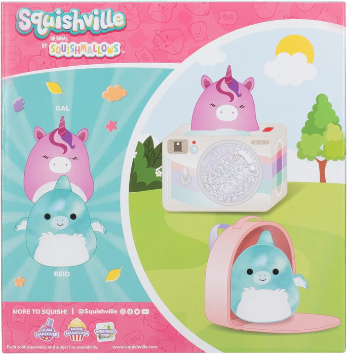 Squishville SQM0515 Accessory Set Weekend Trip Super Soft Mini Squishmallows 5 cm Plush Figures with Accessories