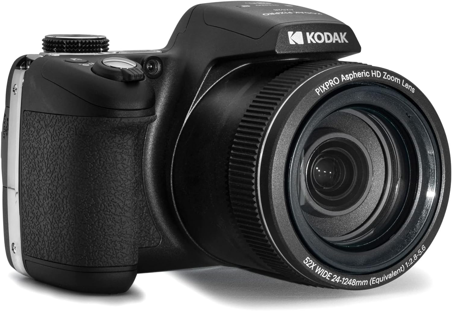 KODAK Pixpro AZ528 - Cámara Digital Bridge de 16 Megapíxeles, Zoom Óptico 52X, Estabilizador Óptico, Pantalla LCD 3 pulgadas, Video Full HD 1080p, Batería Li-ion - Negra