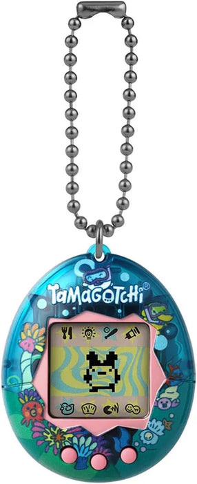 BandAI Tamagotchi Original Tama Ocean Shell | Tamagotchi Original Cyber Pet 90s Adults and Kids Toy with Chain | Retro Virtual Pets are Great Boys and Girls Toys or Gifts for Ages 8+