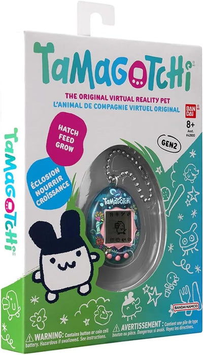 BandAI Tamagotchi Original Tama Ocean Shell | Tamagotchi Original Cyber Pet 90s Adults and Kids Toy with Chain | Retro Virtual Pets are Great Boys and Girls Toys or Gifts for Ages 8+