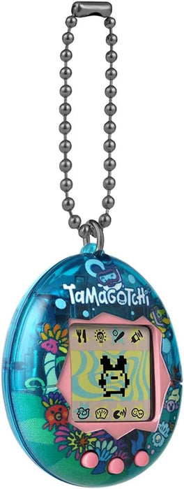 BandAI Tamagotchi Original Tama Ocean Shell | Tamagotchi Original Cyber Pet 90s Adults and Kids Toy with Chain | Retro Virtual Pets are Great Boys and Girls Toys or Gifts for Ages 8+