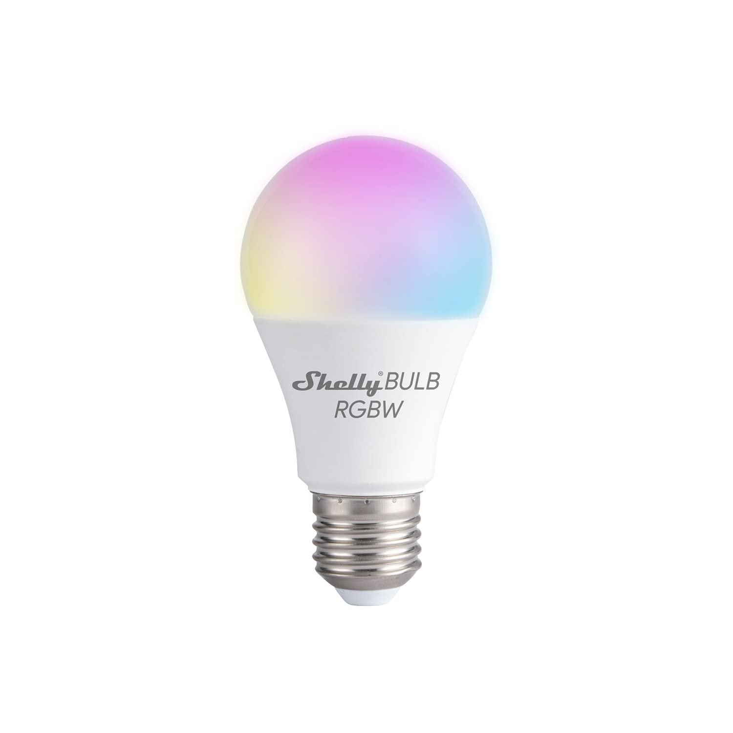 Shelly Duo RGBW | Wi-Fi Powered Light Bulb with Power Monitoring and Dimming and Color Functions | Home Automation | iOS Android App | Alexa and Google Home Compatible | Energy Efficient