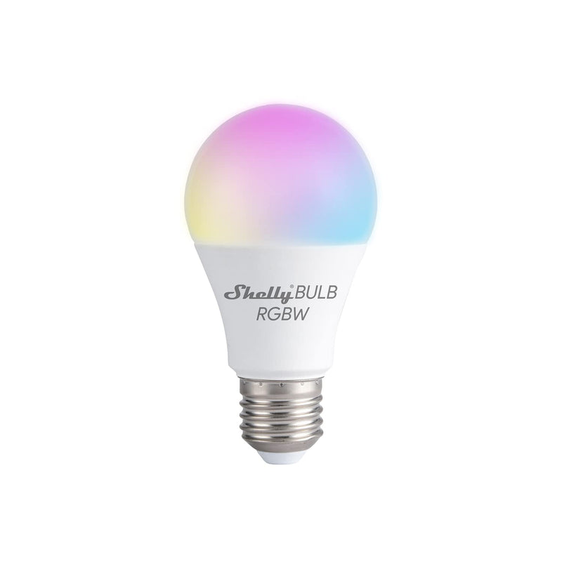 Shelly Duo RGBW | Wi-Fi Powered Light Bulb with Power Monitoring and Dimming and Color Functions | Home Automation | iOS Android App | Alexa and Google Home Compatible | Energy Efficient