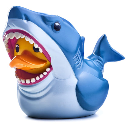 TUBBZ Box-Ausgabe Jaws Bruce der Hai Sammler-Vinyl-Gummiente Figur - Offizielles Der weiße Hai Merchandise - Fernsehen, Filme & Videospiele