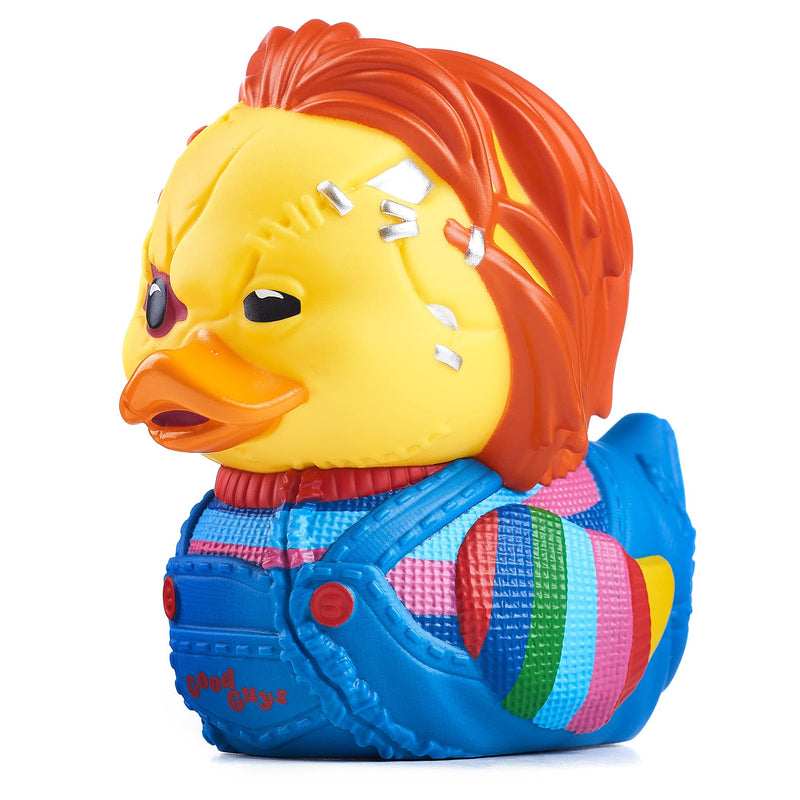 TUBBZ Box-Ausgabe Chucky Vernarbte Sammler-Vinyl-Gummiente Figur - Offizielles Chucky Merchandise - Fernsehen, Filme & Videospiele
