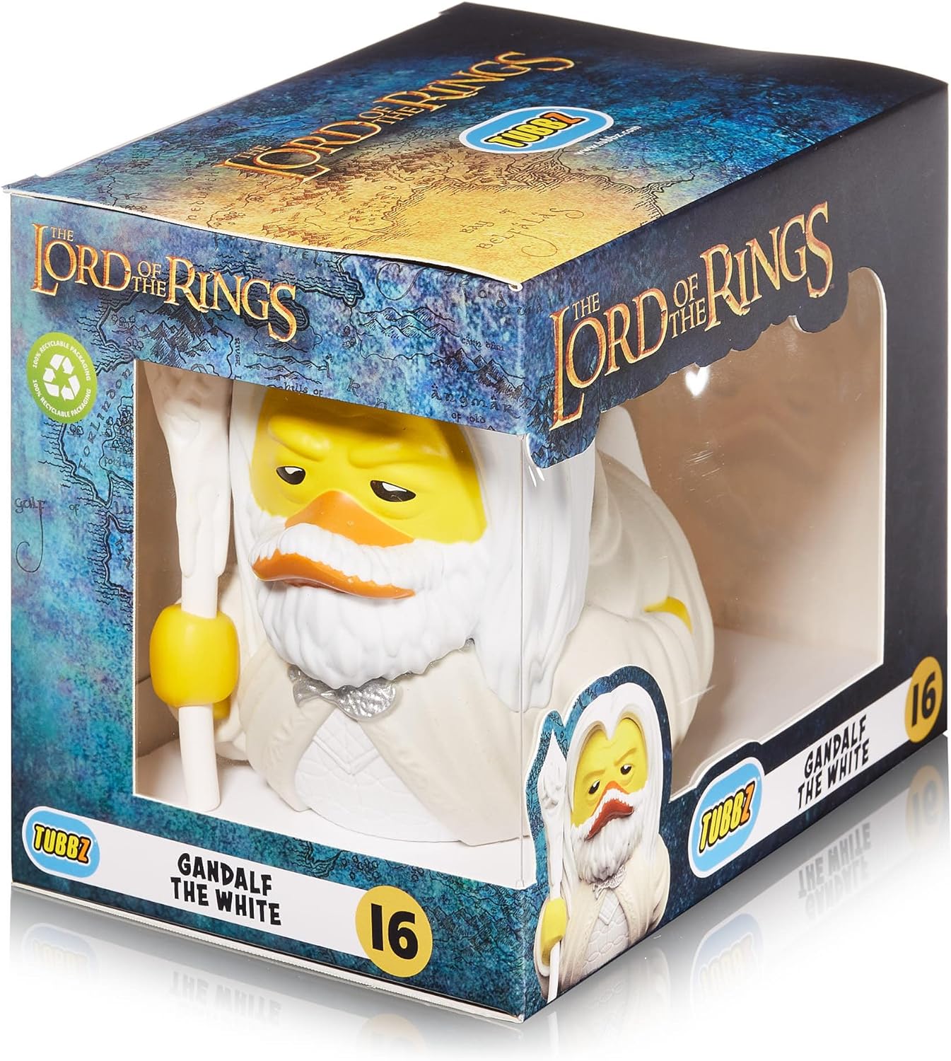 TUBBZ Boxed Edition Gandalf the White Collectible Vinyl Rubber Duck Figure - Official Lord of the Rings Merchandise - TV, Movies & Video Games