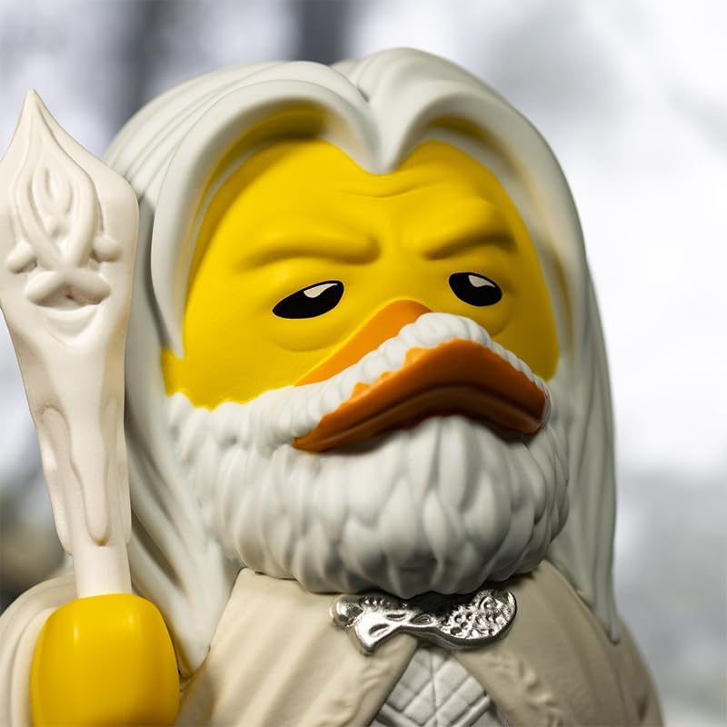 TUBBZ Boxed Edition Gandalf the White Collectible Vinyl Rubber Duck Figure - Official Lord of the Rings Merchandise - TV, Movies & Video Games