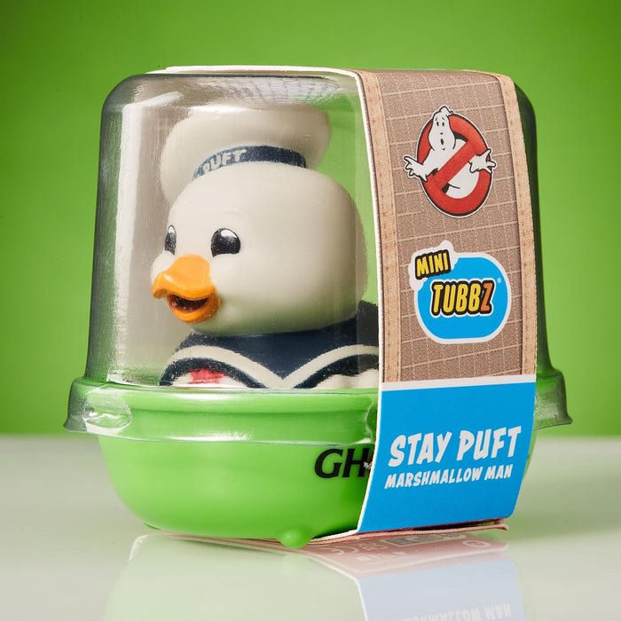 TUBBZ Mini Stay Puft Collectible Vinyl Rubber Duck Figure - Official Ghostbusters Merchandise - Sci-Fi TV & Movies