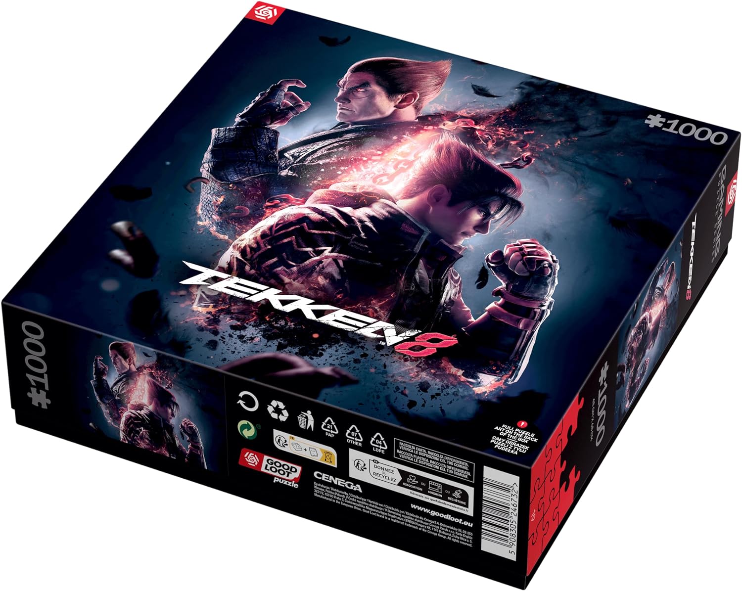 Good Loot- Tekken 8 Key Art Puzzle Kazuya Mishima, Multicolor (GDL24673