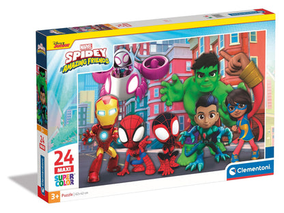 Clementoni- Marvel Spidey and His Amazing Friends Puzzle (24249