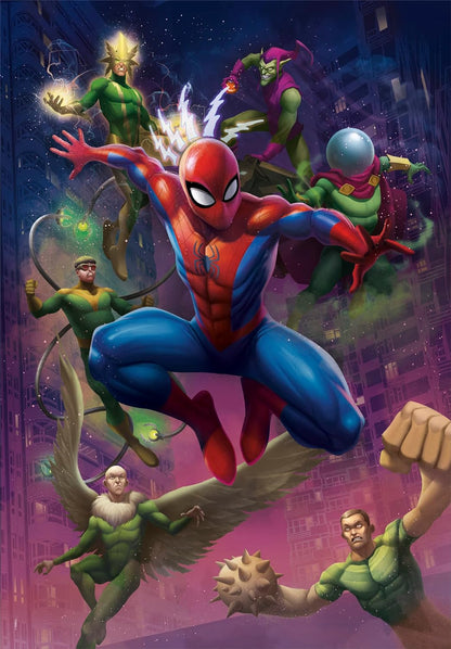 Clementoni-Marvel Puzzle Adulto 1000 Piezas Spiderman-Desde 14 años (39742