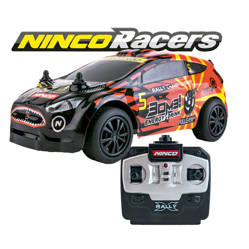 Nincoracers - X Rally Bomb Coche Teledirigido a Escala 1/30 | hasta 12km de Velocidad | Coche Radiocontrol con Mando a Distancia 2.4 GHz | A Partir de 6 años. (NH93142