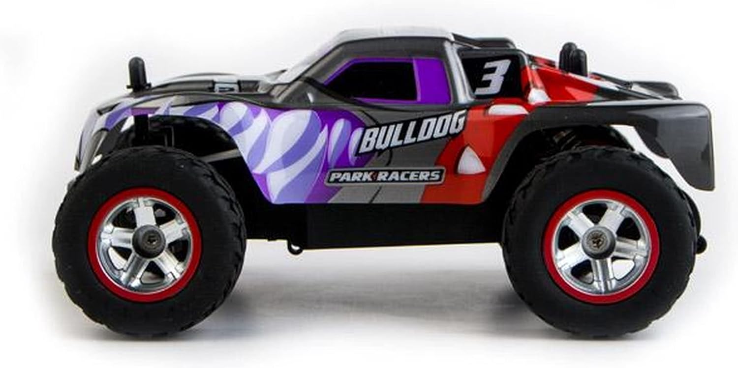 Ninco - Bulldog + | Großer Monster Truck Ferngesteuert | Maßstab 1/18 mit 4 Rädern und super robuster Karosserie | Maße: 26,5 x 16 x 11 cm | ab 6 Jahren (NH93176
