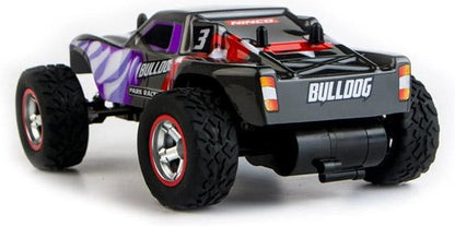 Ninco - Bulldog + | Großer Monster Truck Ferngesteuert | Maßstab 1/18 mit 4 Rädern und super robuster Karosserie | Maße: 26,5 x 16 x 11 cm | ab 6 Jahren (NH93176