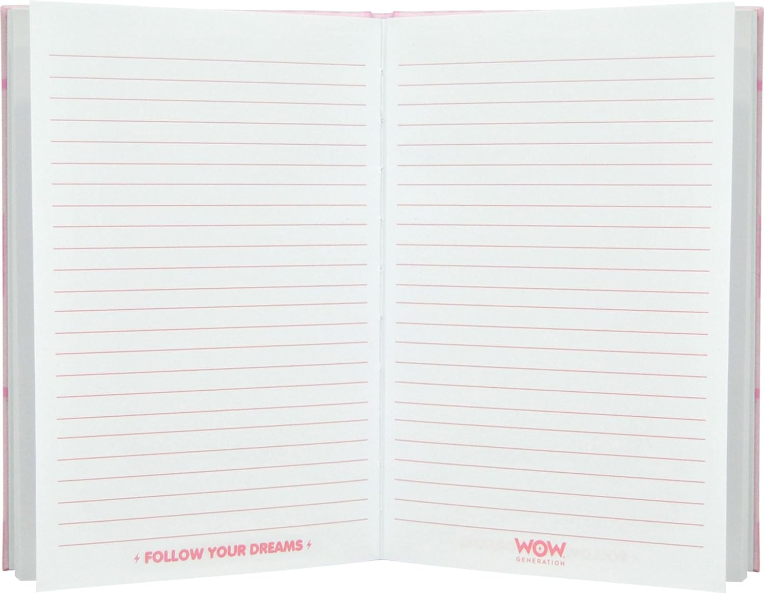 WOW GENERATION Kids Girls School Notebook Diary with Interchangeable Patches Back to School