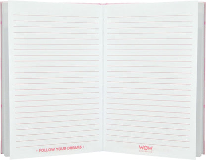 WOW GENERATION Kids Girls School Notebook Diary with Interchangeable Patches Back to School