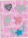WOW GENERATION Kids Girls School Notebook Diary with Interchangeable Patches Back to School
