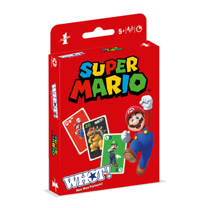 Winning Moves - WHOT! Mau Mau-Variante - Super Mario - Kartenspiel - Alter 5+ - Deutsch