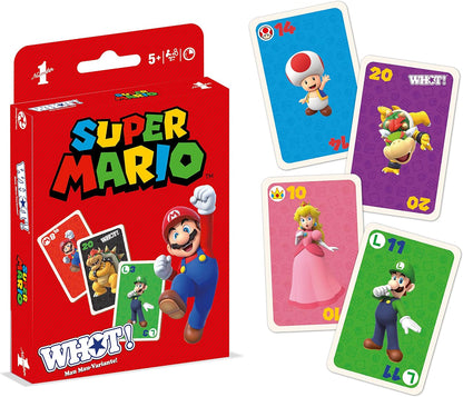 Winning Moves - WHOT! Mau Mau-Variante - Super Mario - Kartenspiel - Alter 5+ - Deutsch