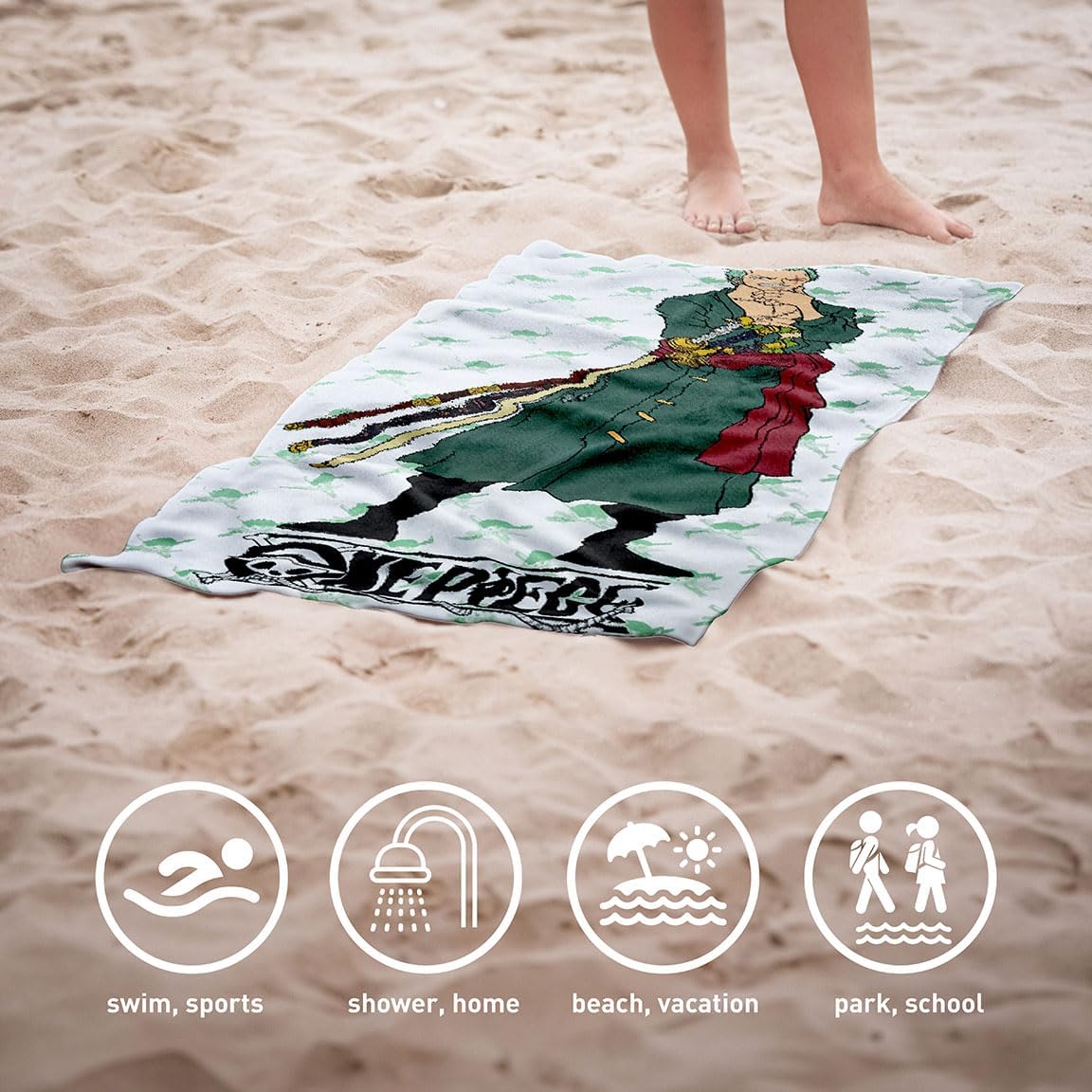 One Piece Handtuch Roronoa Zorro 70 x 140 cm