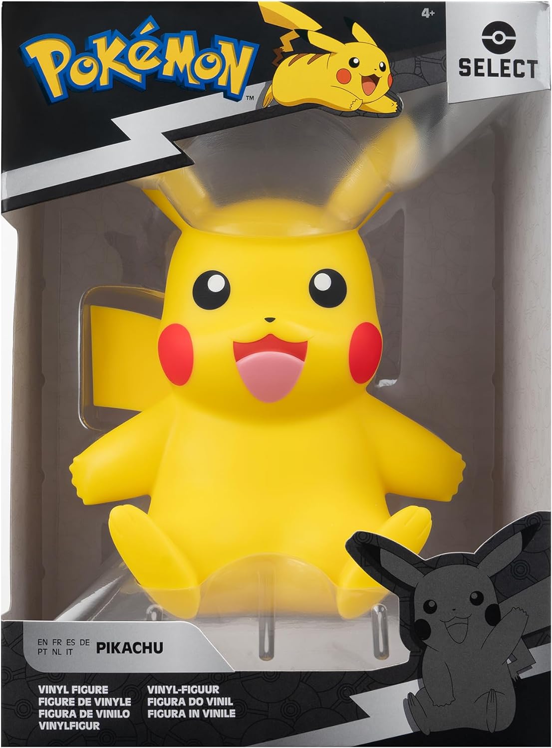 POKÉMON PIKACHU SELECT VINYL FIGURE - 4-Inch Figure Made from Vinyl
