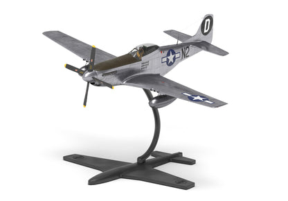 Airfix Juego de iniciación – A55013 North American P-51D Mustang Model Building Kit – Kit de modelo de avión de plástico para adultos y niños de 8 años en adelante, el juego incluye Sprues
