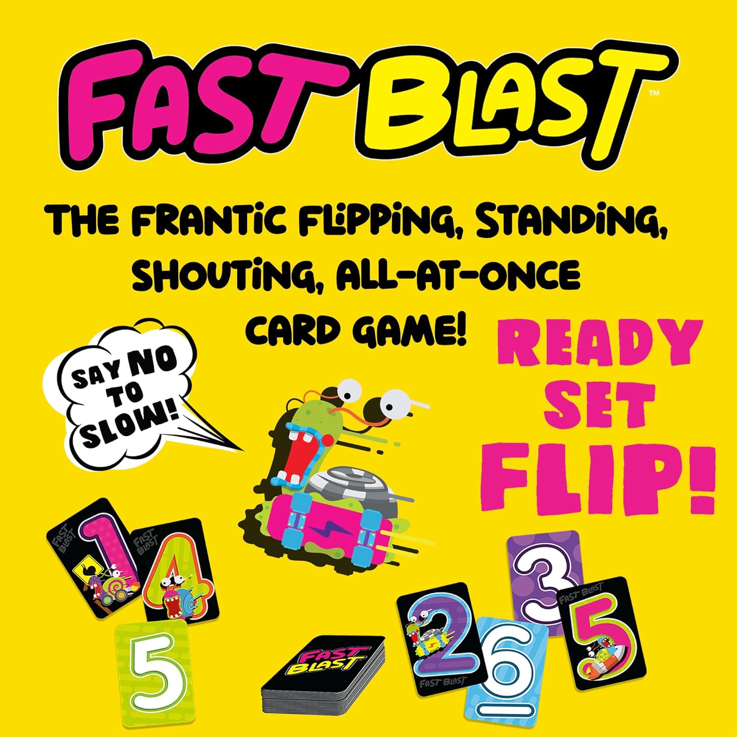 PlayMonster Fast Blast - Fast Paced Card Stacking Family Game