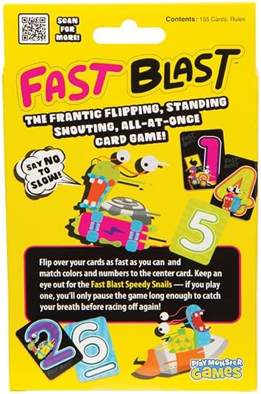 PlayMonster Fast Blast - Fast Paced Card Stacking Family Game