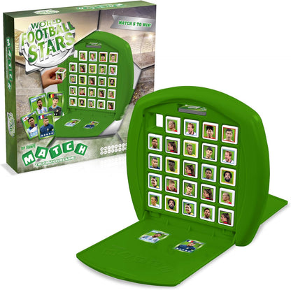 Top Trumps Match Game World Football Stars – Familien-Brettspiele für Kinder und Erwachsene, passendes Spiel und Memory-Spiel, lustige Spiele für zwei Spieler, Erinnerungen und Lernen
