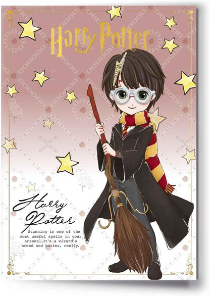 Harry Potter Character Greetings Card with Pinbadge
