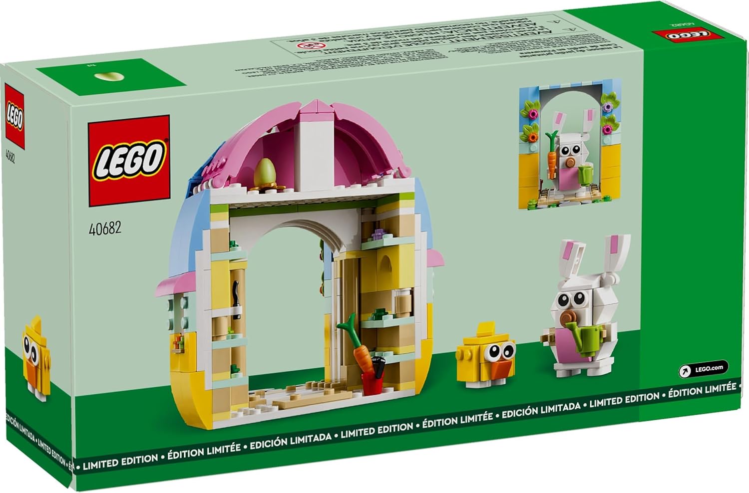 Lego® 40682 Frühlingsgartenhaus Limited Edition Ostern Geschenkset Osterhase