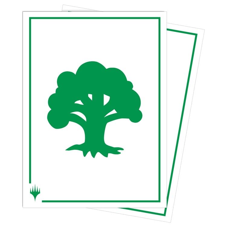 Ultra PRO - Mana 8 105ct Apex Deck Protector Sleeves - Forest for Magic: The Gathering, Protect & Store Collectible Cards, Sports Cards, MTG, D&D Cards, Sized to Fit Standard Size Cards
