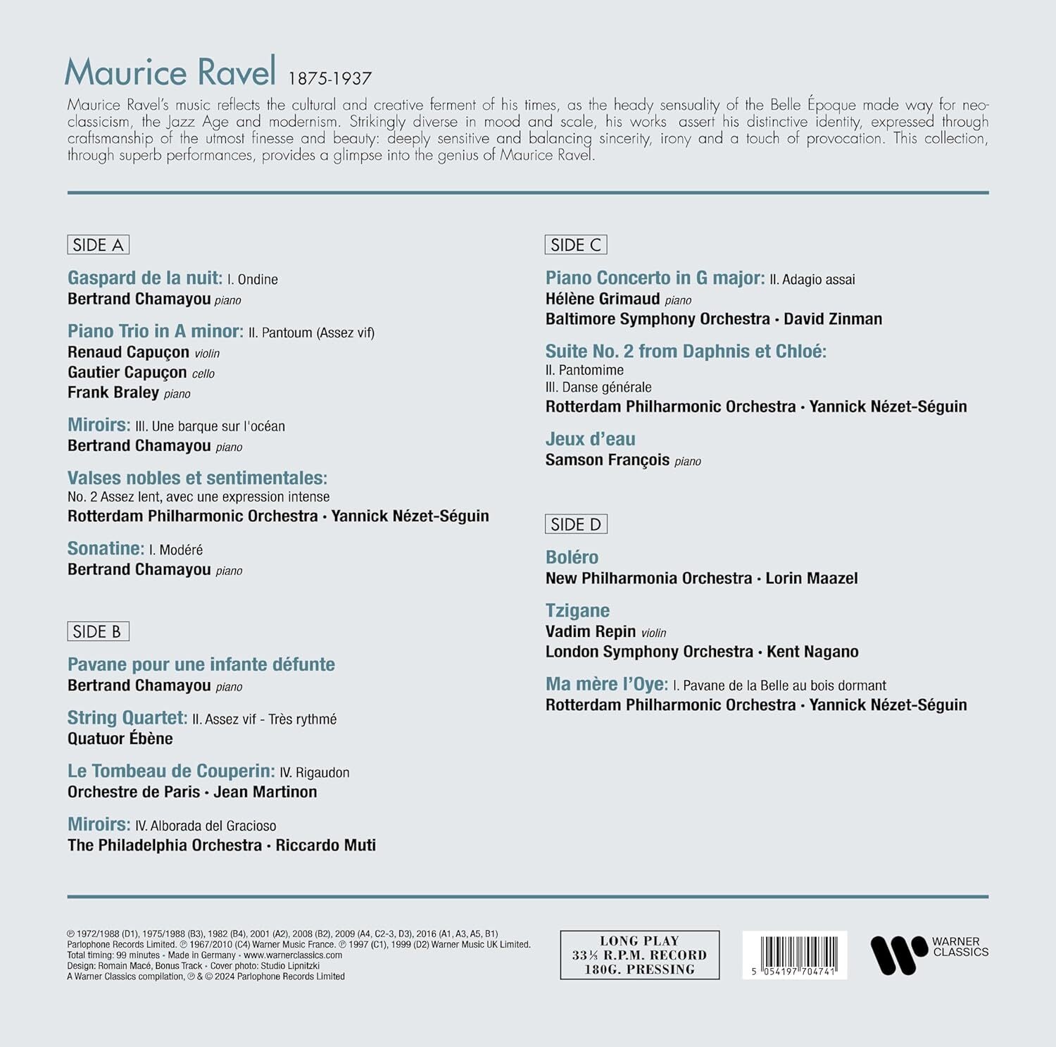 Maurice Ravel: A Portrait (Best Of)