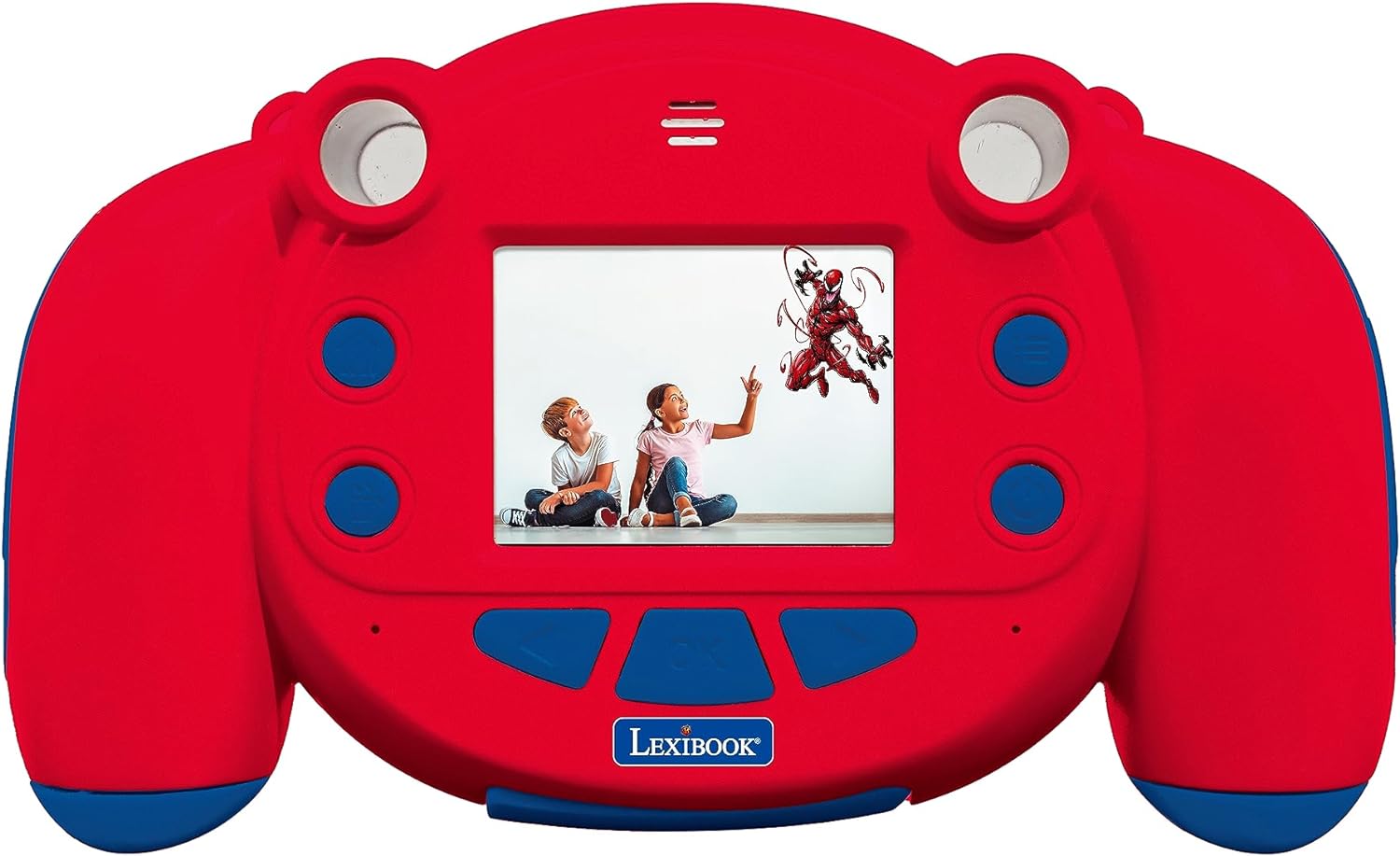Lexibook DJ080SP Spiderman-Kids Digital Camera, Photo and Video Function, Games, Red/Blue Spider-Man