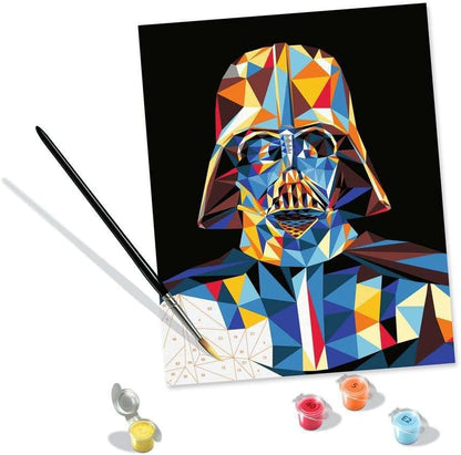 Ravensburger 23731 CreArt-Paint by Numbers 23731-Star Wars-Darth Vader-from 12 Years, Mittel