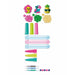 Clementoni - Set Penne Colorate - Idea, Create Your Pens: Tropical, Penna Personalizzabile, Gioco Creativo Laboratorio Bambina, Bambini 6 Anni, 18790