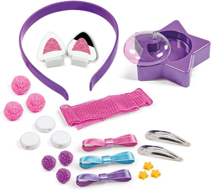 Clementoni Dollshouse Set-Gabby's Dollhouse-Hair accessories Hairstyle, Headband, Art and Crafts for Kids 6 Years, Creative Toys, Gift for Girls, 18800, Multicolour