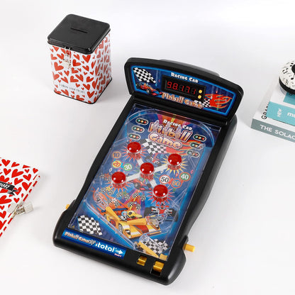 I-TOTAL® - Pin Art, Pinball Space Galaxy - Juego de Pinball Espacio y máquinas - Juego para niños y Adultos con Pantalla Vintage Retro (Grande)