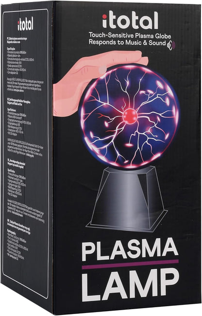 I-TOTAL New Magic Plasma Lamp Plasma Lamp Touch and Sound Sensitive Light Novelty Night Lights for Decoration/Kids/Bedroom (6")