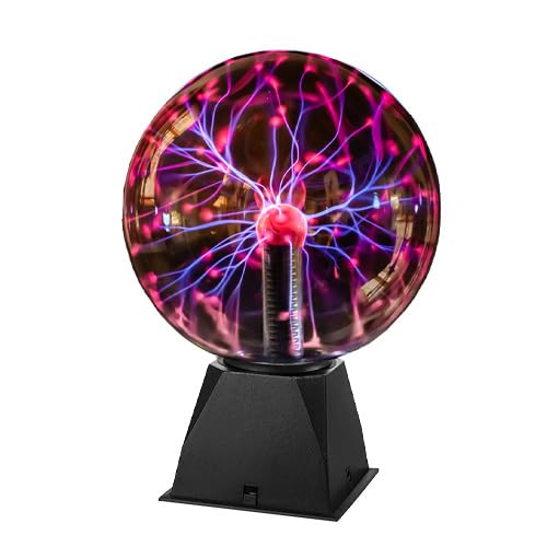 I-TOTAL New Magic Plasma Lamp Plasma Lamp Touch and Sound Sensitive Light Novelty Night Lights for Decoration/Kids/Bedroom (6")