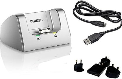 Philips ACC8120 Pocket Memo docking station for DPM8000, DPM7000 and DPM6000 series, silver